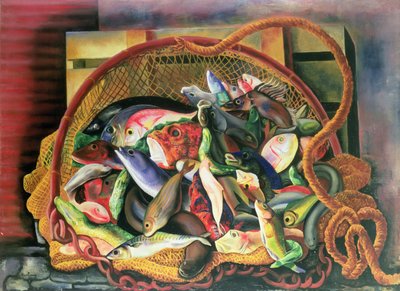Fisken (målning) av Moise Kisling
