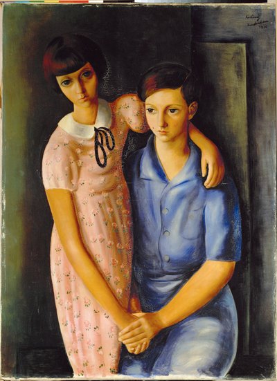Jacques Tas barn (olja på duk) av Moise Kisling