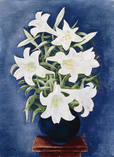 Vas av liljor; Vase de Lys av Moise Kisling