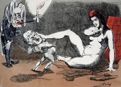 Thiers och Marianne av Moloch (1849 1909)
