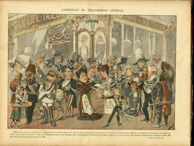 Illustration av Moloch (1849-1909) i Le Rire av Moloch
