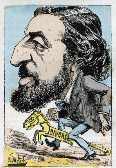 Porträtt av Alfred Naquet (1834-1916), fransk politiker av Moloch