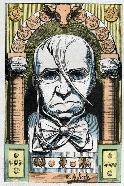 Porträtt av Emile de Girardin, fransk journalist, publicist och politiker 1806-1881 av Moloch
