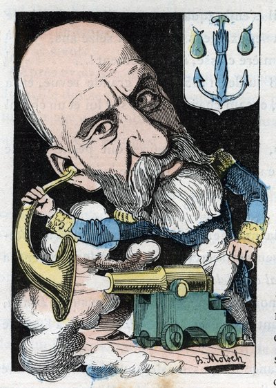 Porträtt av Francois Ferdinand Philippe, prins av Joinville (1818-1900) av Moloch