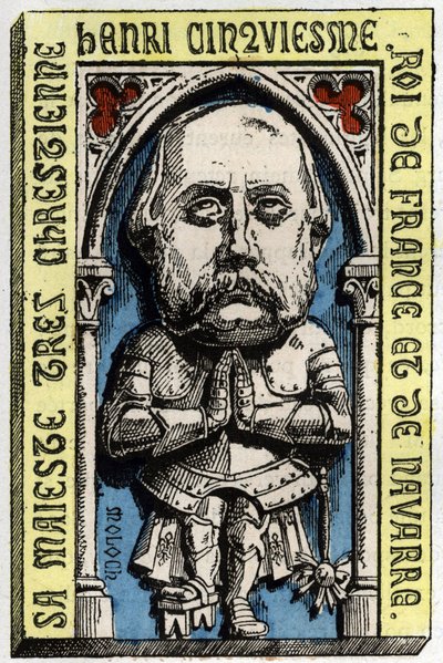 Porträtt av Henri Charles Ferdinand Marie Dieudonne d