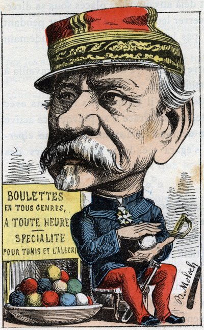 Porträtt av Jean Joseph Frederic Albert Farre (1816-1887), en fransk soldat, han utnämndes till general 1870 och krigsminister av Moloch