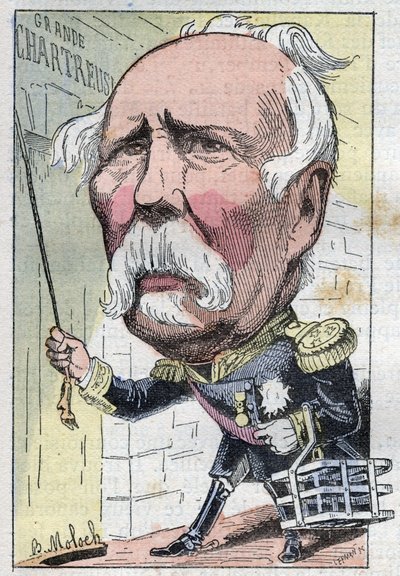 Porträtt av Patrice de Mac Mahon, Marechal av Frankrike 1859, hertig av Magenta (1808-1893) republikens president från 1873 till 1879 av Moloch