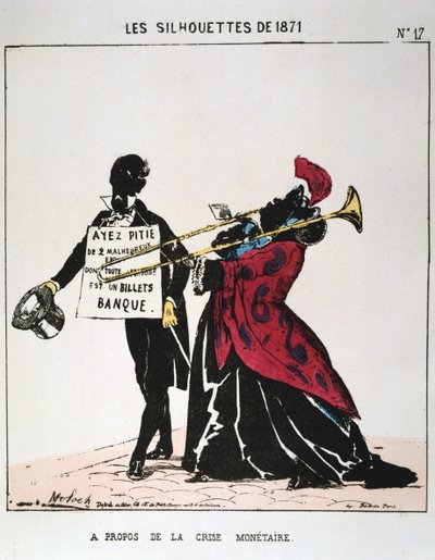 Om den monetära krisen, 1871 av Moloch