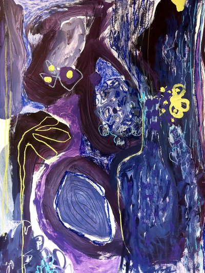 Deep Purple Flow av Monika Riethmueller