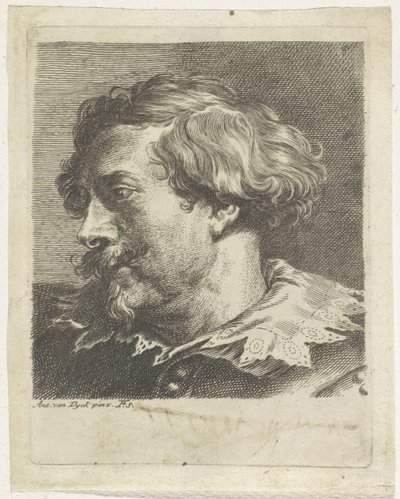 Porträtt av Hubrecht van den Eynde av Monogrammist F (Nederlanden)