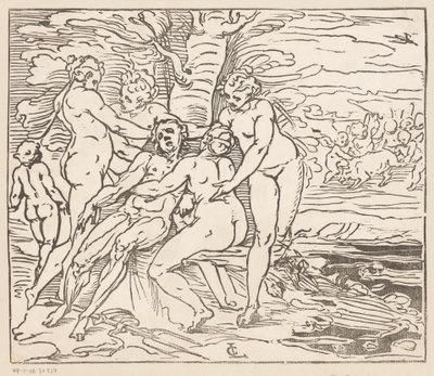 Venus sörjer Adonis död av Monogrammist GGN (attributed to)