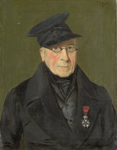 Pieter Janson (1765-1851). Målare och etsare, major av Cussiers ur bruk av Monogrammist HK (Nederland)
