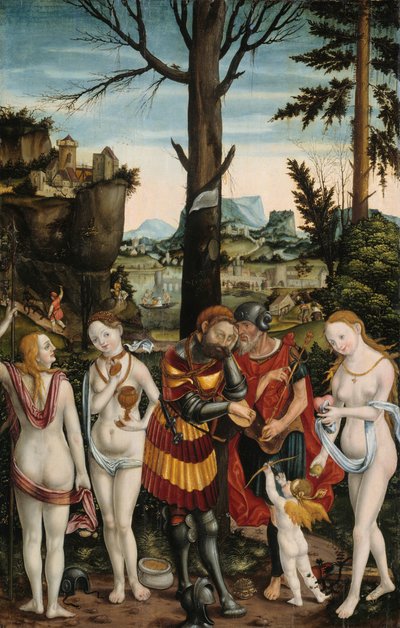 Drömmen om Paris, 1536. av Monogrammist PG