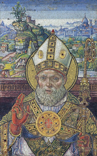 Chef för St. Zenobius, 1505 (mosaik) av Monte di Giovanni del Fora