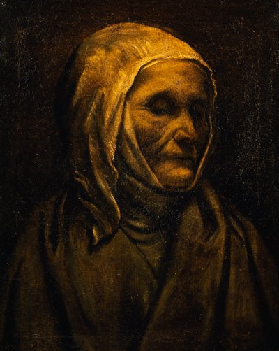 Porträtt av Saint Angela Merici av Moretto da Brescia