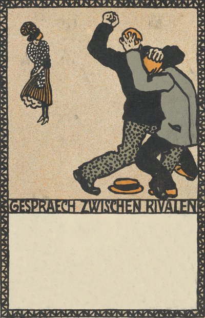 Conversation Between Rivals Conversation Between Rivals, 1907. av Moritz Jung