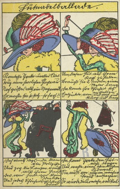 Hatpin Ballad Hutnadelballade, 1911. av Moritz Jung