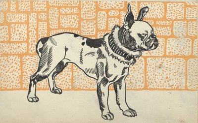 Pitbull Terrier, 1912. av Moritz Jung
