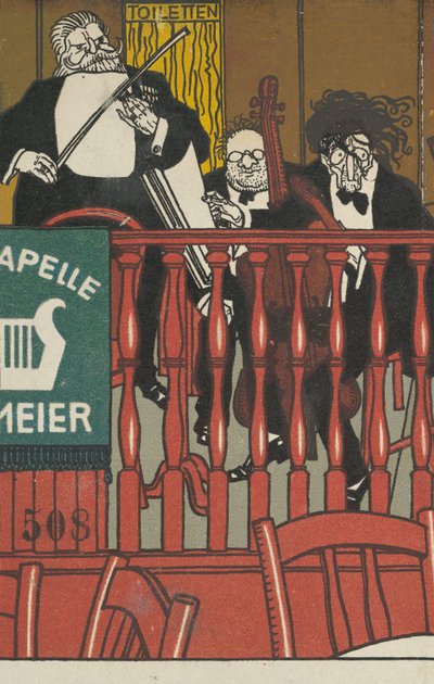 Salong Orchestra Meier, 1911. av Moritz Jung