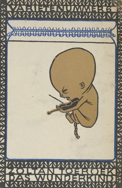 Vaudeville Act 6: Zoltan Toeruk, Child Prodigy Variety Number 6: Zoltan Toeruk, Das Wünd..., 1907. av Moritz Jung
