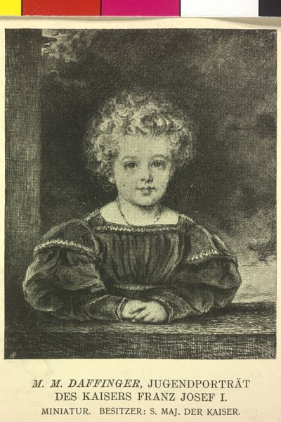 Kejsare av Österrike Franz Joseph I av Moritz Michael Daffinger