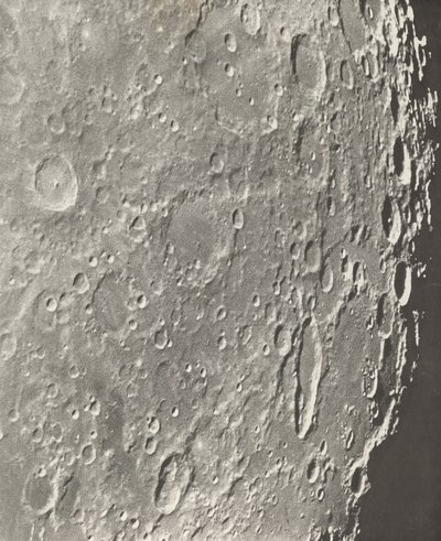 Månfotografi Blancanus - Tycho - Schiller,1899 (foto) av Moritz & Puiseux Pierre Henri (1855 1928) Loewy