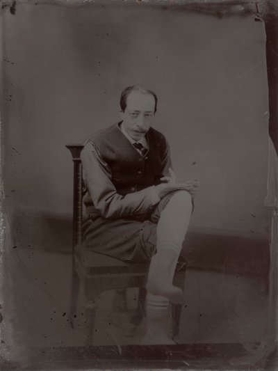 Porträtt av John La Farge av Moritz Statfeld