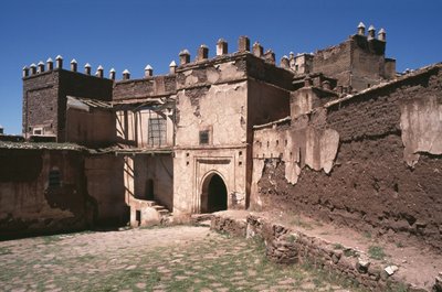 Exteriör vy av Kasbah av Thamiel glaoui av Moroccan School