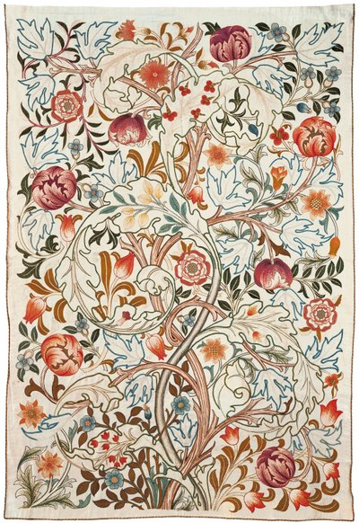 Acanthus dörr av Morris and Company
