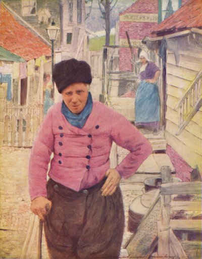 "En holländsk fiskare", 1903 av Mortimer L Menpes