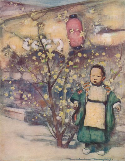 "En liten japansk pojke", c1887, 1901 av Mortimer L Menpes