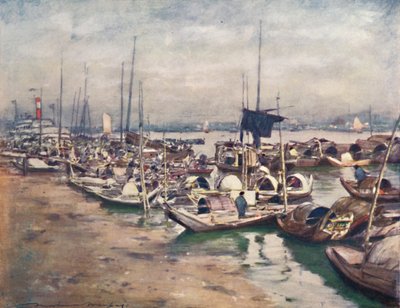 "A River Scene", 1903 av Mortimer L Menpes
