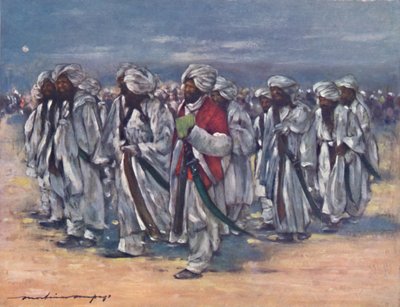"Baluch Chiefs on Durbar Day", 1903 av Mortimer L Menpes