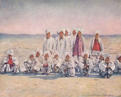 "På Durbar Day", 1903 av Mortimer L Menpes
