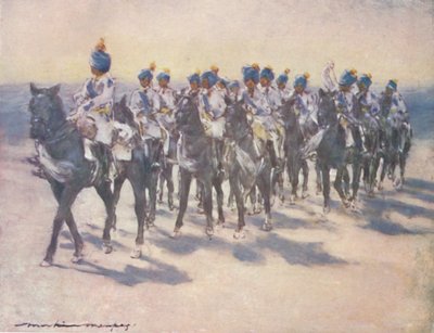 Imperial Cadet Corps i Durbar, 1903 av Mortimer L Menpes