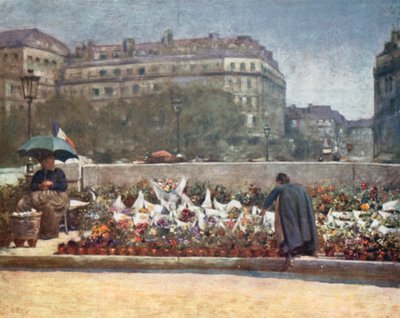 En Blomstermarknad av Mortimer Ludington Menpes