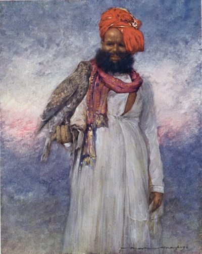 A Hawksmen of Rajgarh (Color Litho) av Mortimer Ludington Menpes