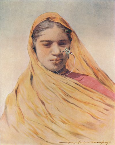 En infödd brud, 1905 av Mortimer Ludington Menpes