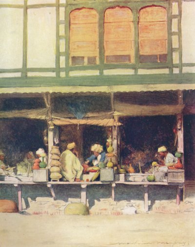 En oklassificerad butik, 1905 av Mortimer Ludington Menpes