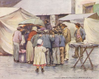 Nyfikenhet (färglitografi) av Mortimer Ludington Menpes
