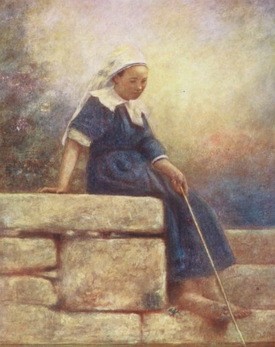 Idle Hours (färglitografi) av Mortimer Ludington Menpes