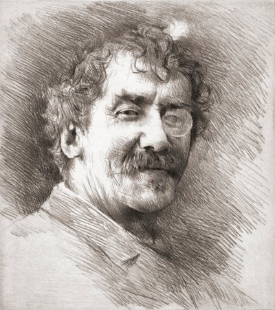 James McNeill Whistler, porträtt. av Mortimer Ludington Menpes