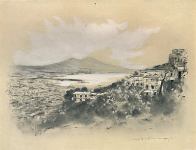 Neapel och bukten, 1903 av Mortimer Ludington Menpes