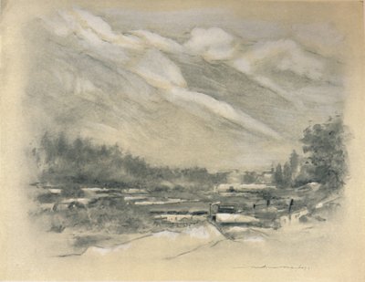 Området Chamounix, 1903 av Mortimer Ludington Menpes