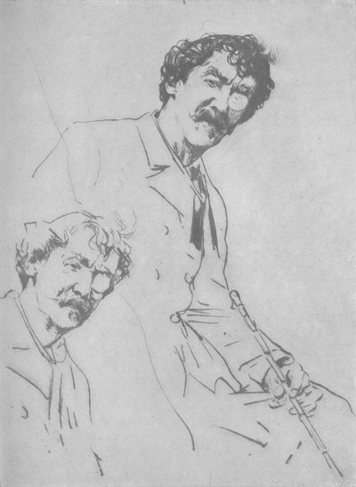 Porträttstudier, c1880, 1904 av Mortimer Ludington Menpes