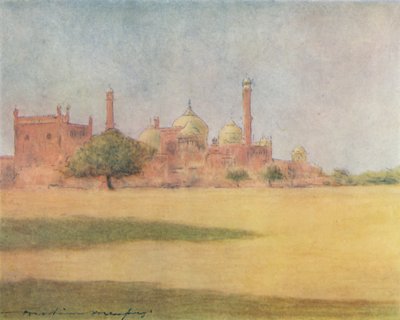 Jumna Masjid, 1905 av Mortimer Ludington Menpes