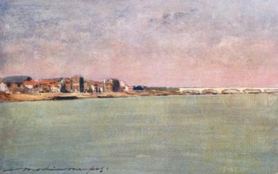 Seinen vid solnedgången av Mortimer Ludington Menpes