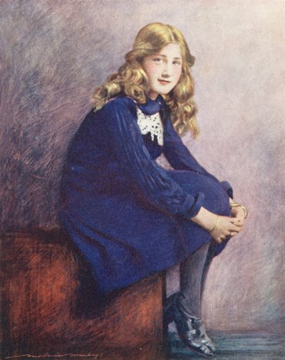 Världens barn: Engelska, Sweet Innocence (färglitografi) av Mortimer Ludington Menpes