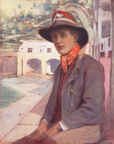 Världens barn: Italienska, på Capri (färglitografi) av Mortimer Ludington Menpes