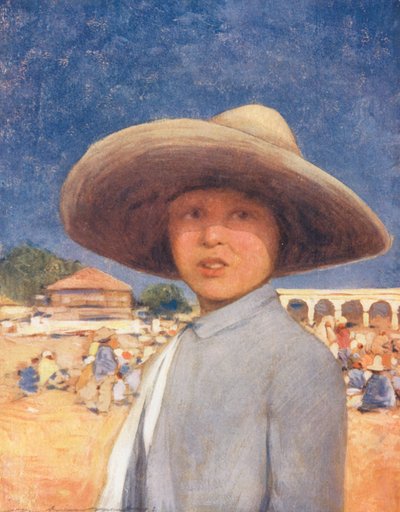 Världens barn: Mexican, A Mexican Boy (färglitografi) av Mortimer Ludington Menpes